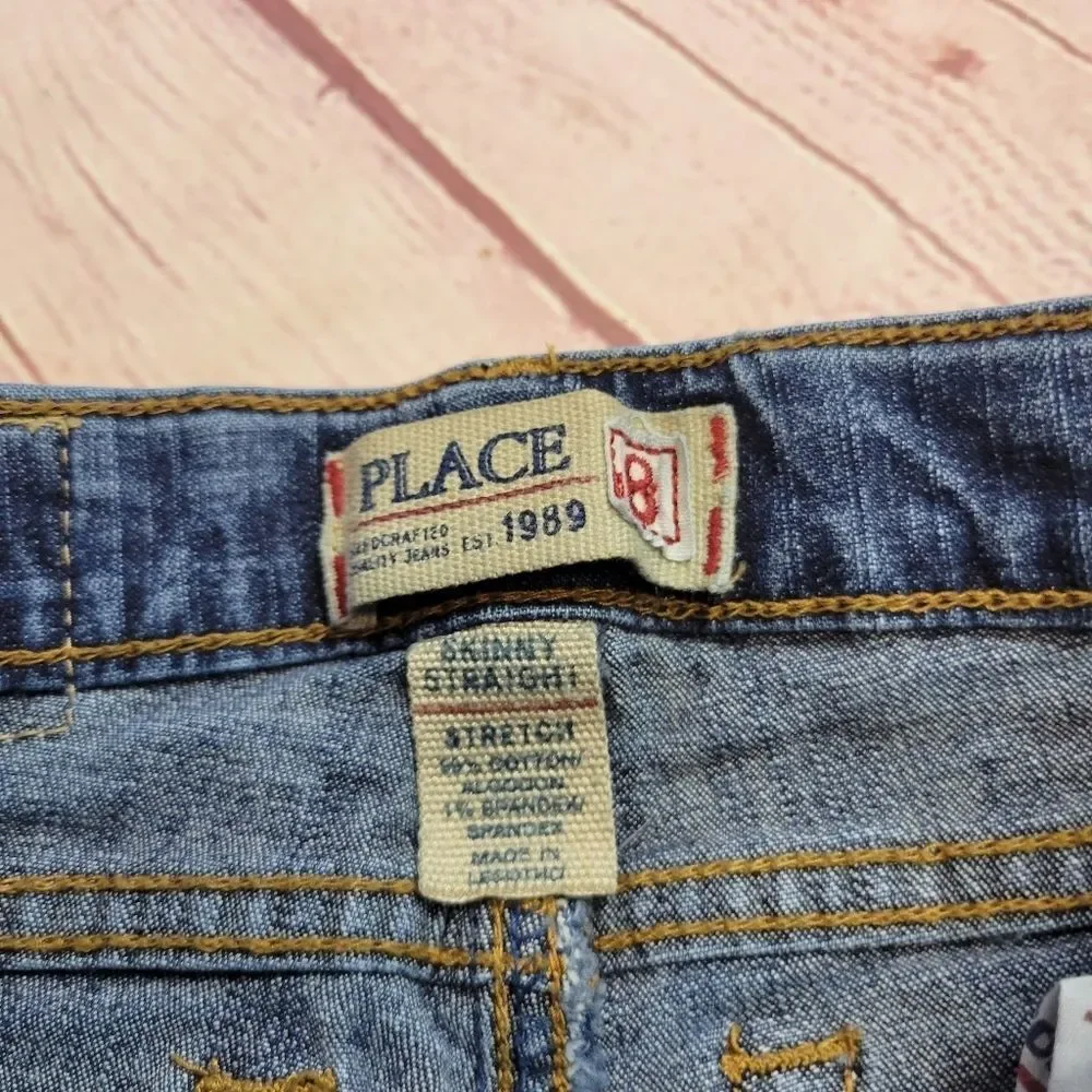Children's Place Sparkle jeans 8 skinny